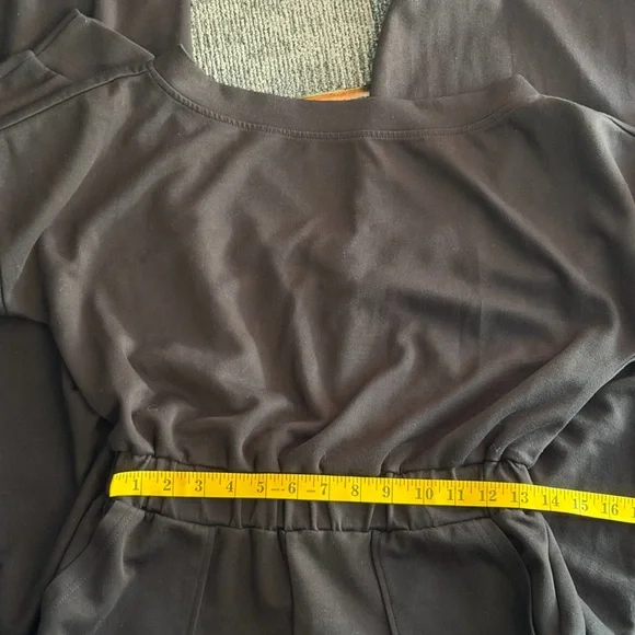 CHICME Size M – Black Open-Back Jumpsuit Women’s, Soft Stretch Minimalist Style - Picture 13 of 16